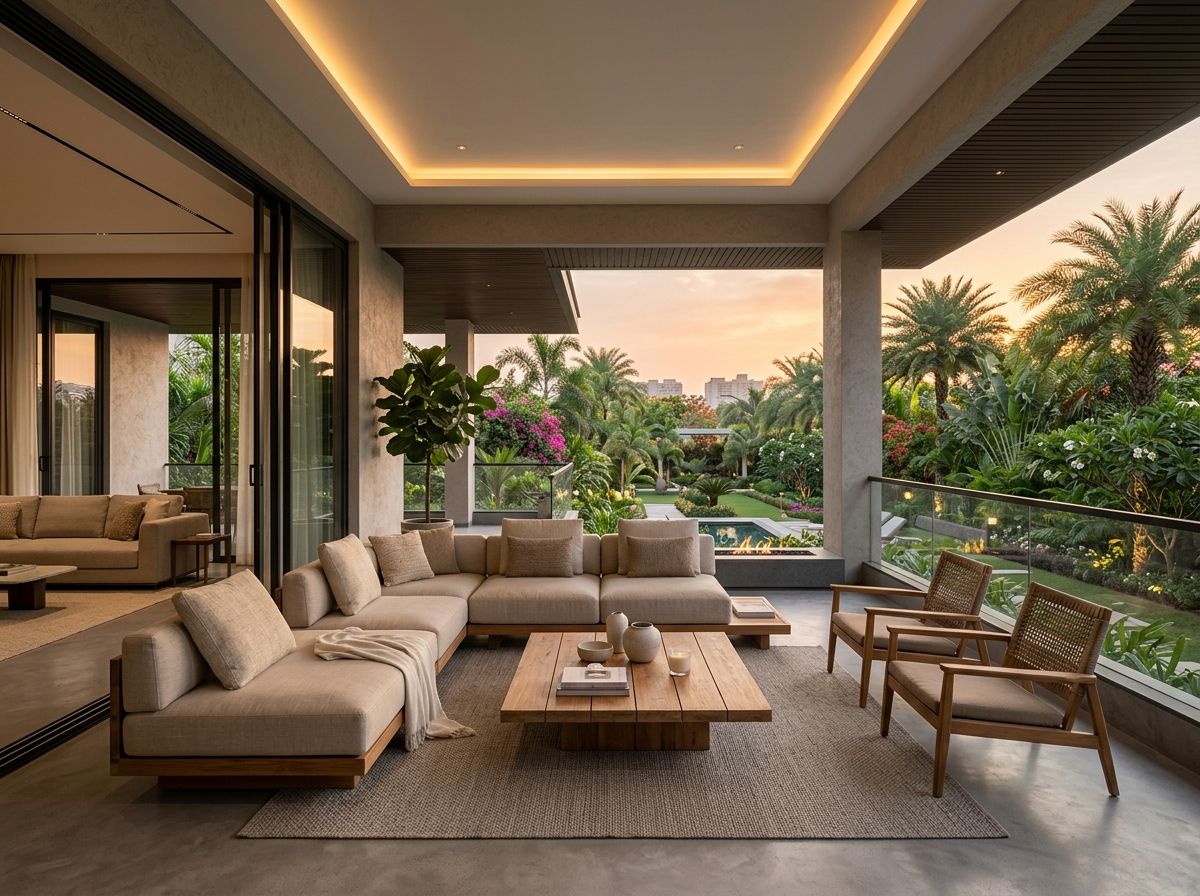 Villa terrace lounge