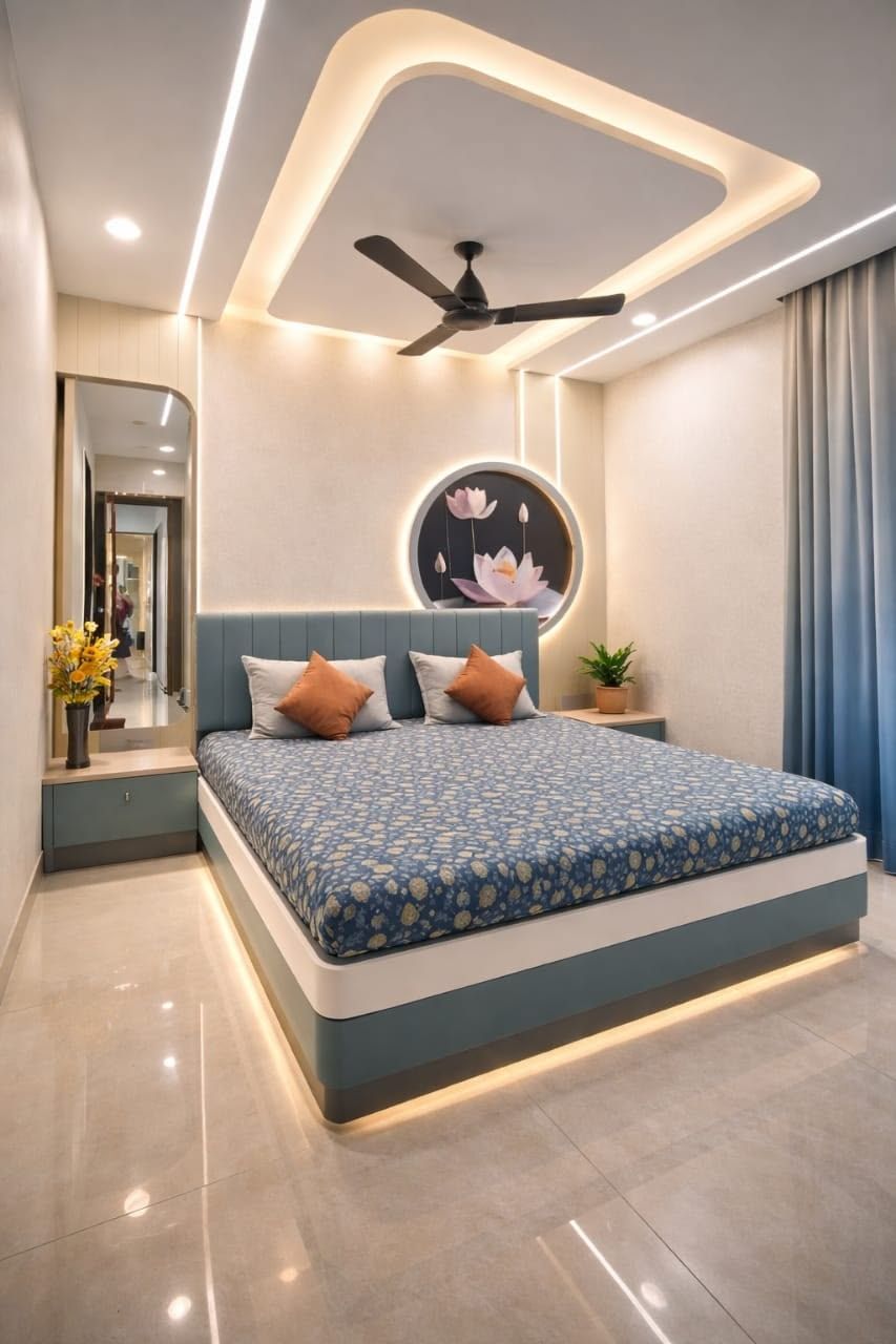 Bedroom cove ceiling